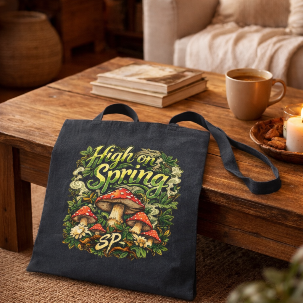 StonerzPatch Tote Bag | Mushroom Graphic Canvas Tote