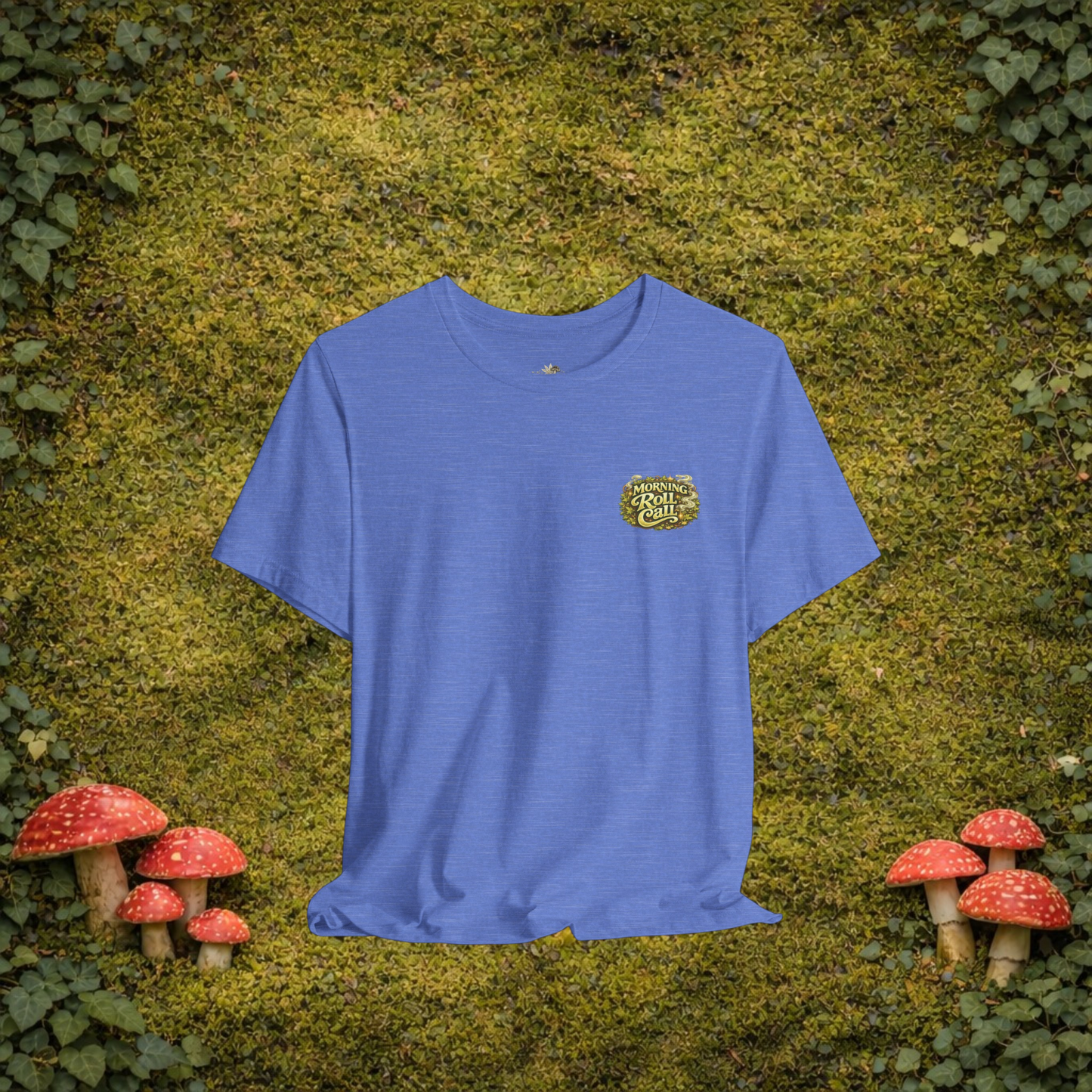Wake & Bake Mushroom T-Shirt | 420 Streetwear Graphic Tee | Patch Society